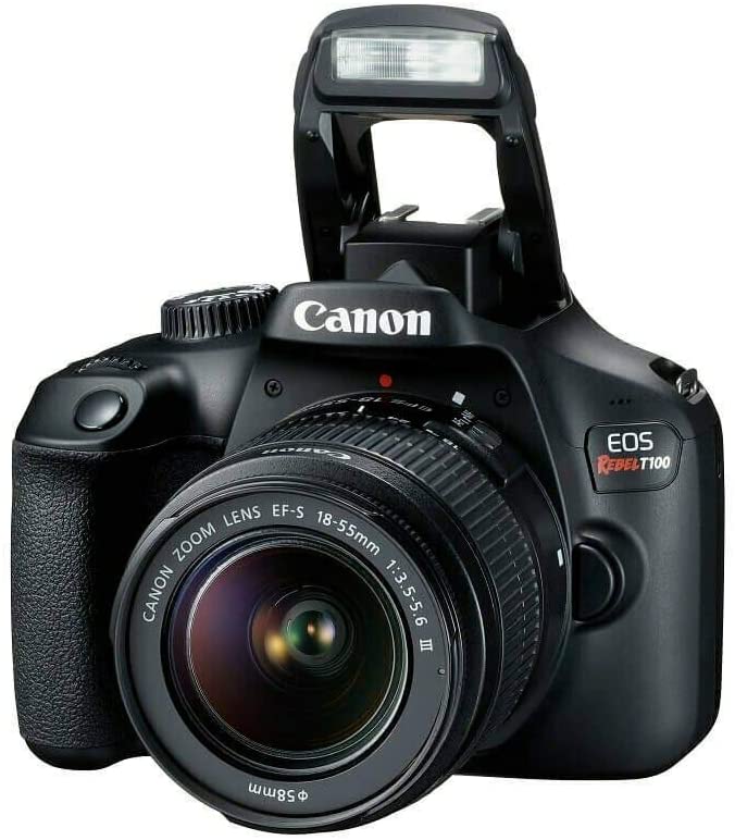 Canon EOS Rebel T100 DSLR Camera with 18-55mm f/3.5-5.6 DC III Lens Kit